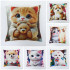 Наволочка на молнии из микрофибры Colorful Асорти 45х45 см арт. 523-14