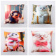 Наволочка на молнии из микрофибры Colorful Котики 45х45 см арт. 523-20