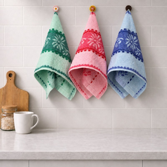 Рушник кухонний махровий Colorful 25х50 см арт. 7115