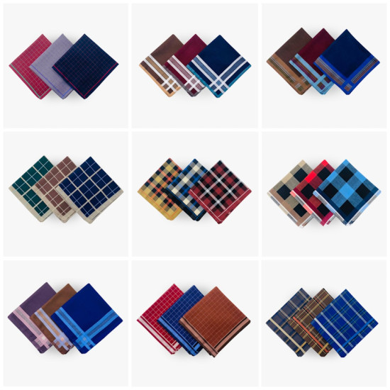 Платок носовой мужской Colorful 29х29 см арт. 035-8