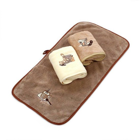 Полотенце кухонное из микрофибры Koloco 25х50 см атр. 98-102