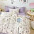 Постельное бельё двуспальное из фланели Colorful 180х200 см арт. 04-40/09
