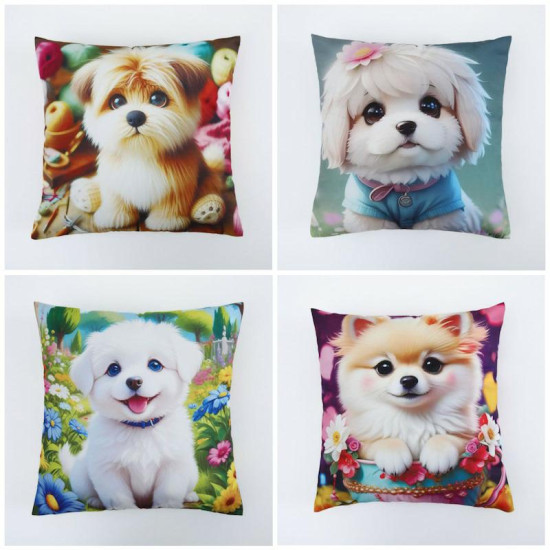 Наволочка на блискавці із мікрофібри Colorful Асорті 45х45 см арт. 523-14