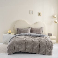 Постельное бельё евро велюровое 200х230 Malloory 22-193/05