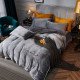 Постельное бельё двуспальное велюровое 180х210 см Моника Koloco арт. 16-409/7