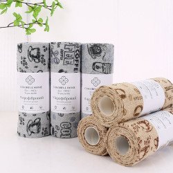 Салфетка из микрофибры многоразовая 25х25 см Colorful в рулоне арт. 544-2