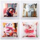 Наволочка на блискавці із мікрофібри Colorful Котики 45х45 см арт. 523-20