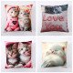 Наволочка на блискавці із мікрофібри Colorful Котики 45х45 см арт. 523-20