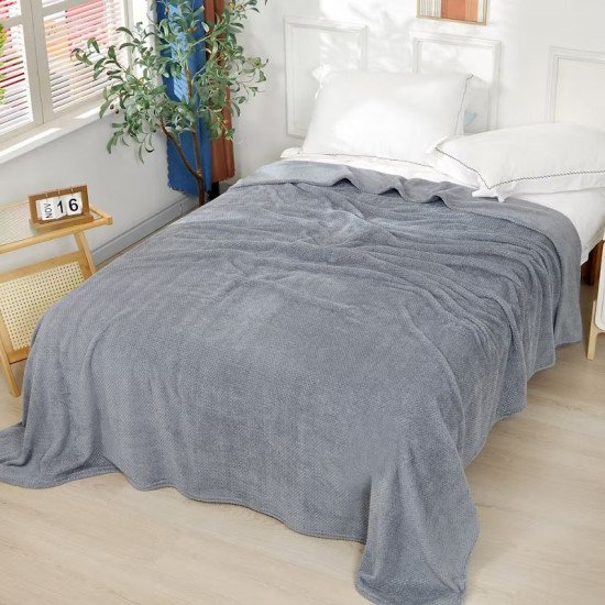 Плед-покрывало евро из микрофибры Colorful Бамбук 200х220 см арт. 534-12