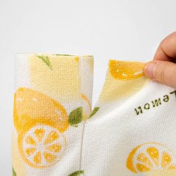 Салфетка из микрофибры многоразовая 25х25 см Colorful в рулоне арт. 515-17