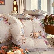 Постельное бельё двуспальное с фактурой хлопка 180х200 см Colorful арт. 04-167/10