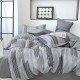 Постельное бельё двуспальное из фланели Colorful с простынёй на резинке 180х220 см арт. 04-141/01