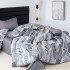 Постельное бельё двуспальное из фланели Colorful с простынёй на резинке 180х220 см арт. 04-141/04