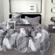 Постельное бельё двуспальное из фланели Colorful с простынёй на резинке 180х220 см арт. 04-141/12