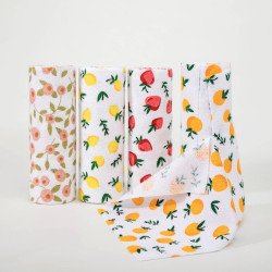 Салфетка из микрофибры многоразовая 25х25 см Colorful в рулоне арт. 515-14