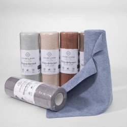 Салфетка из микрофибры многоразовая 25х25 см Colorful в рулоне арт. 515-15
