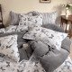Постельное бельё евро 4 сезона фланель + велюр 200х230 см Colorful арт. 04-199/04