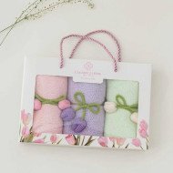 Набор кухонных полотенец из микрофибры 3 шт. 25х50 см Colorful арт. 517-23