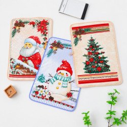 Полотенце кухонное из микрофибры с новогодним рисунком 40х60 см Koloco арт. 98-1108