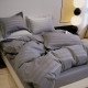 Постельное бельё двуспальное страйп-сатин 180х220 см с простынёй на резинке Colorful арт. 04-163/01
