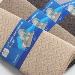 Килимок для сушіння посуду із мікрофібри Colorful Паркет 38х50 см арт. 029-8